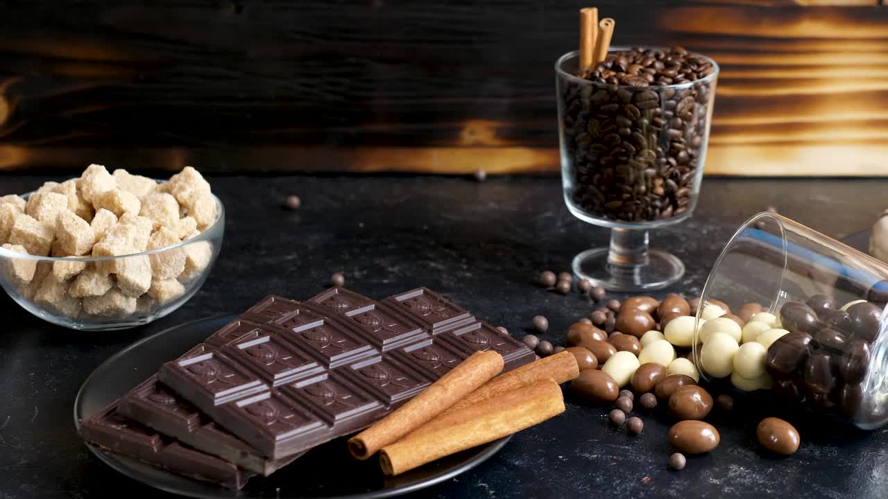 Download Video Stock Chocolate Display On A Table Live Wallpaper For PC