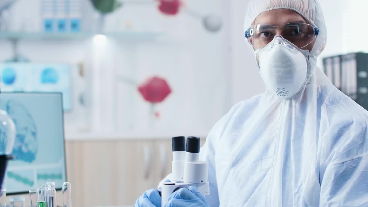 Download Video Stock Chemist Working In A Laboratory Live Wallpaper For PC