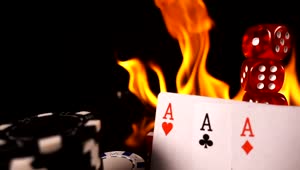 Download Video Stock Casino Games On Fire With Dice And Cards Live Wallpaper For PC
