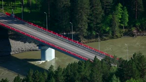 Download Video Stock Cars Crossing A Bridge In The Countryside Live Wallpaper For PC