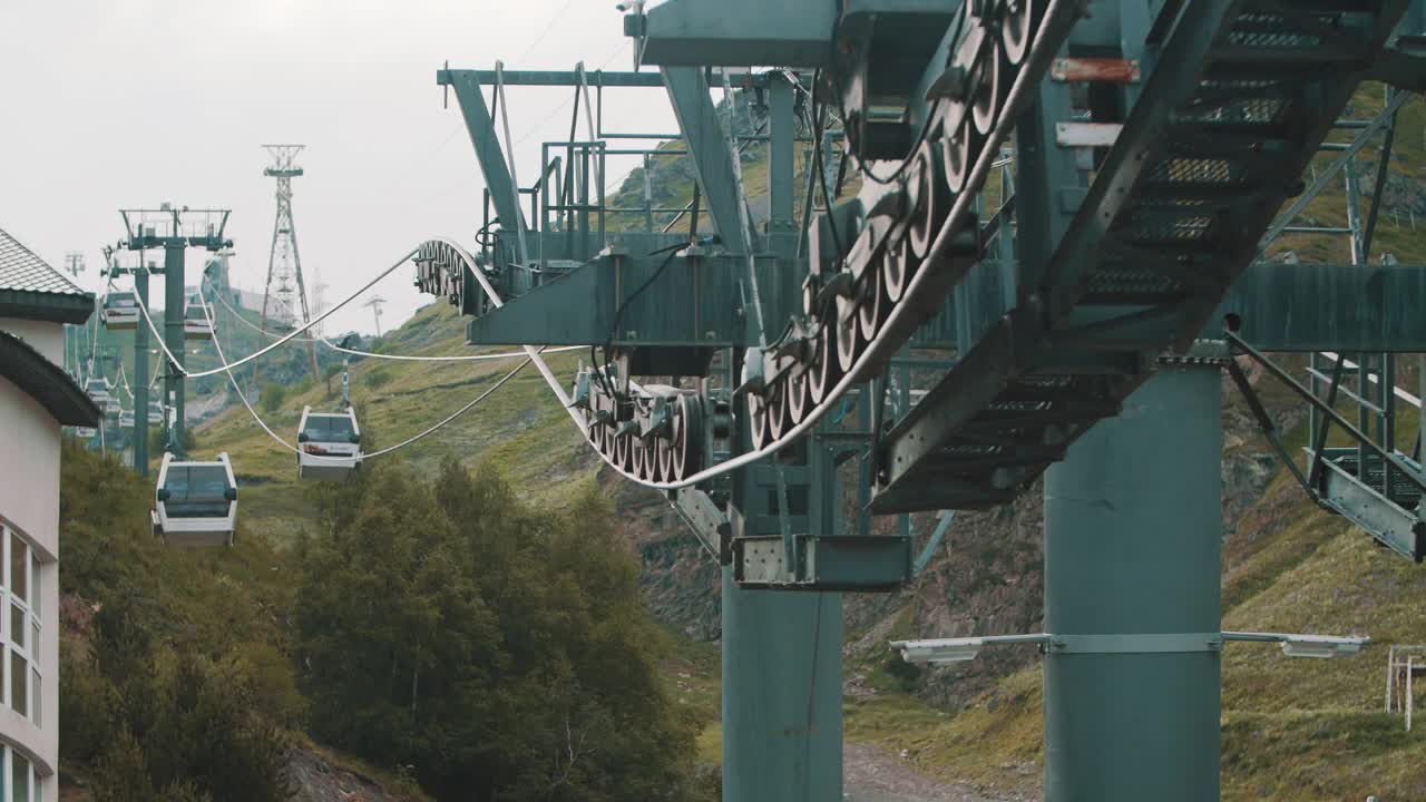 Download Video Stock Cable Cars Over Green Hills Live Wallpaper For PC