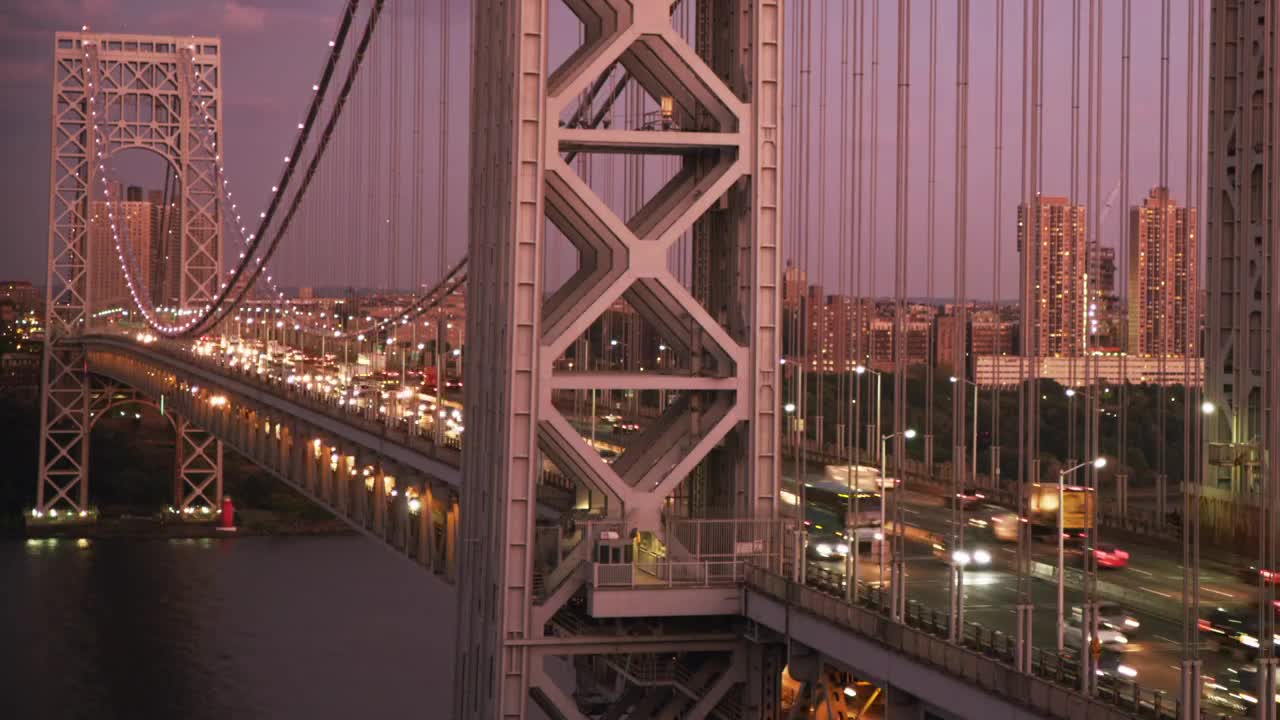 Download Video Stock Busy Roads Across The Washington Bridge Live Wallpaper For PC