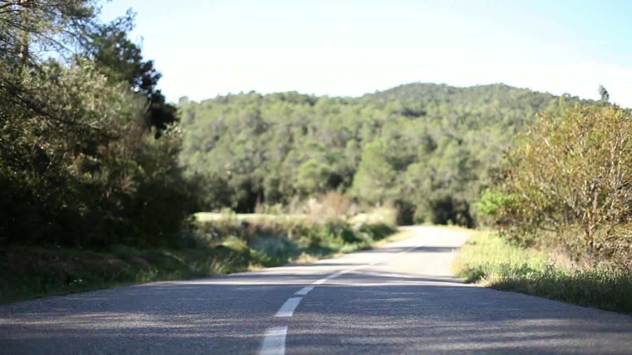 Download Stock Video Couple Of Cyclists On A Road In The Countryside Live Wallpaper For PC