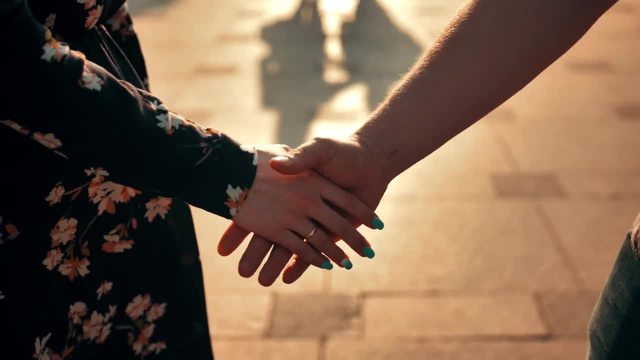 Download Stock Video Couple Holding Hands In A Walk Live Wallpaper For PC