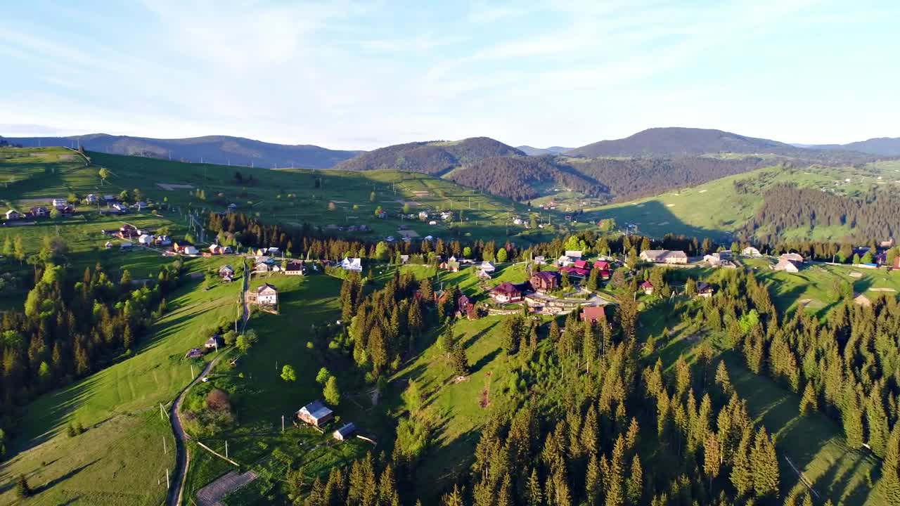 Download Stock Video Country Houses In A Mountain Village Live Wallpaper For PC