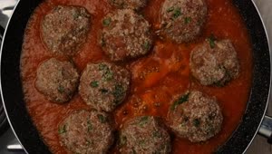 Download Stock Video Cooking Meat Balls In Sauce Live Wallpaper For PC