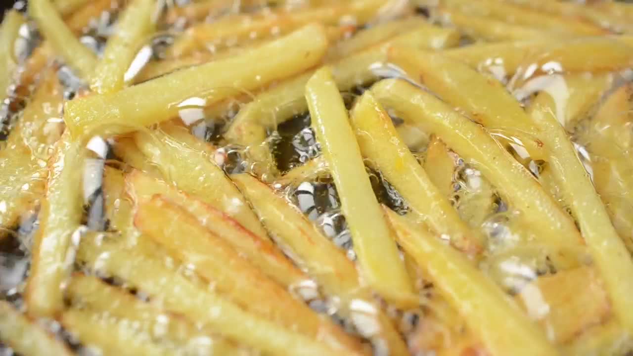 Download Stock Video Cooking French Fries In Oil Live Wallpaper For PC