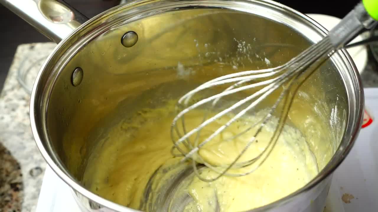 Download Stock Video Cooking Béchamel Sauce Slow Motion Live Wallpaper For PC