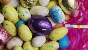 Download Stock Video Colorful Easter Candy Eggs Rotating Live Wallpaper For PC