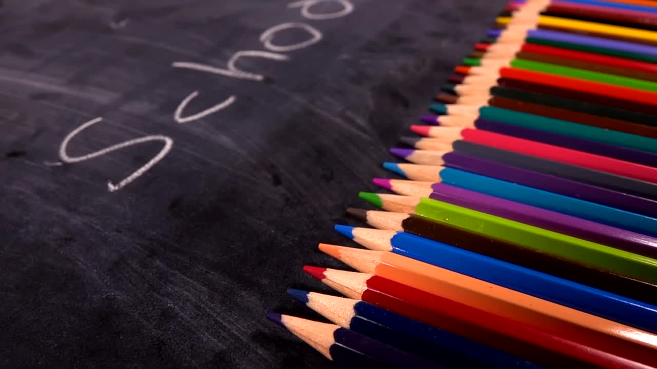 Download Stock Video Colored Pencils And Notebooks Live Wallpaper For PC