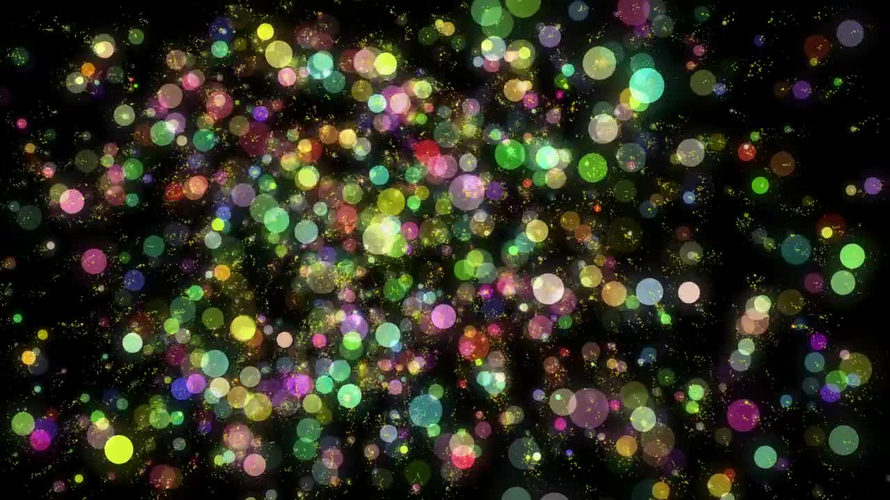 Download Stock Video Colored Fuzzy Bokeh Dots Live Wallpaper For PC