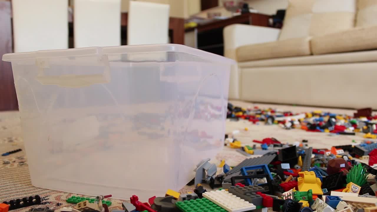 Download Stock Video Collecting Lego Pieces In A Plastic Box Live Wallpaper For PC