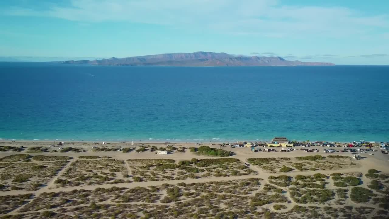 Download Stock Video Coast Of A Sunny Beach From Above Live Wallpaper For PC