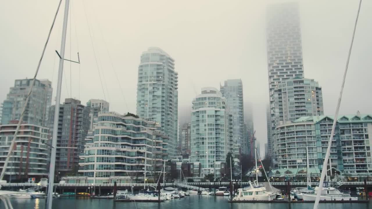 Download Stock Video Coast In A City Covered By Fog Live Wallpaper For PC