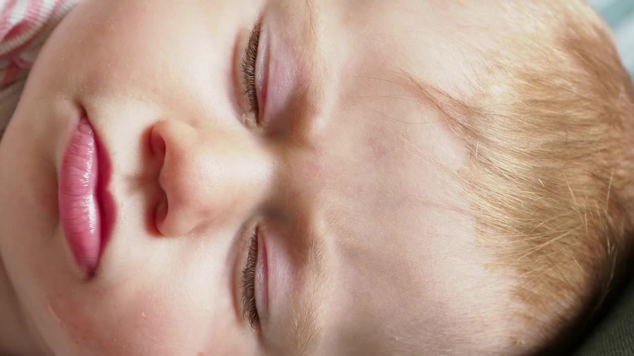 Download Stock Video Face Of A Sleeping Baby Live Wallpaper For PC