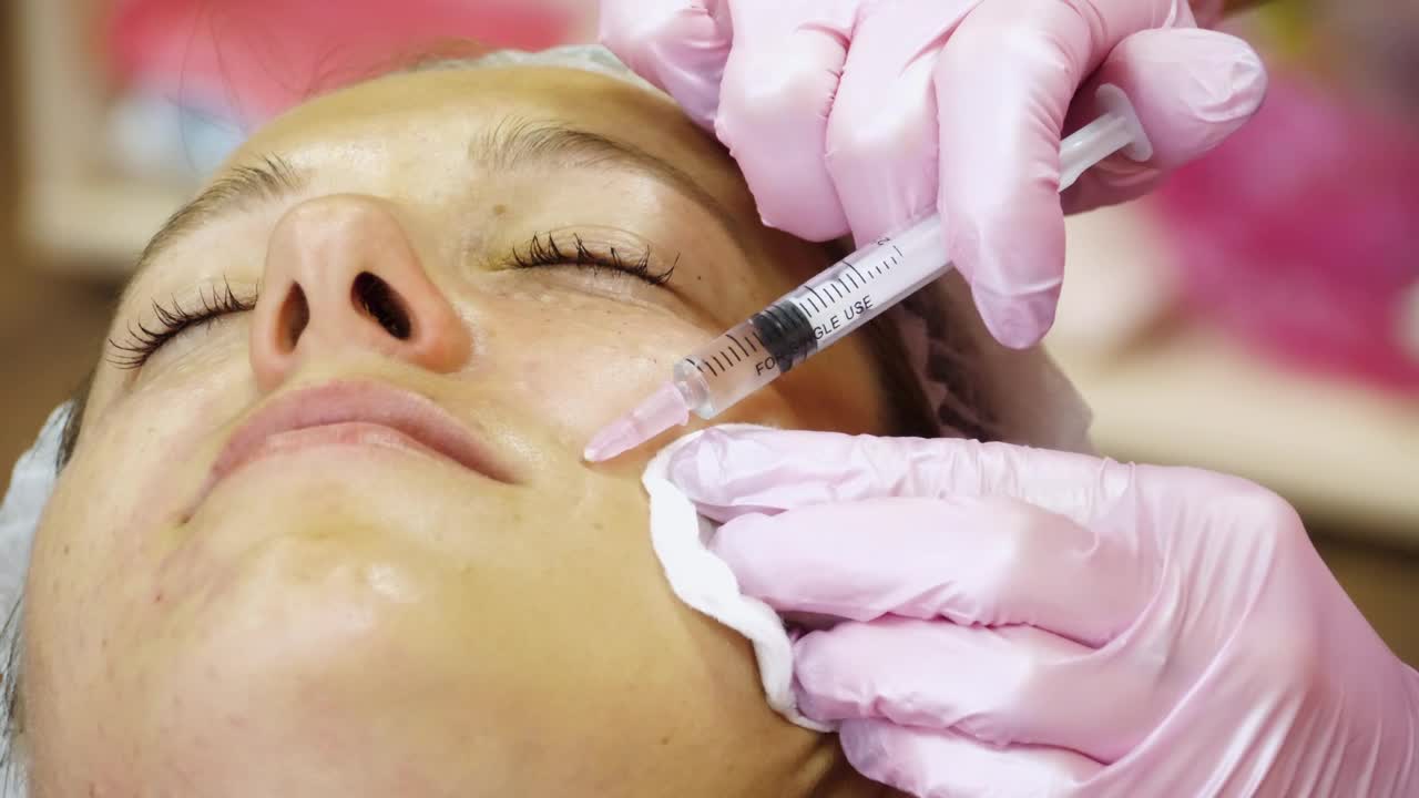 Download Stock Video Face Lifting Injections On Womans Face Live Wallpaper For PC