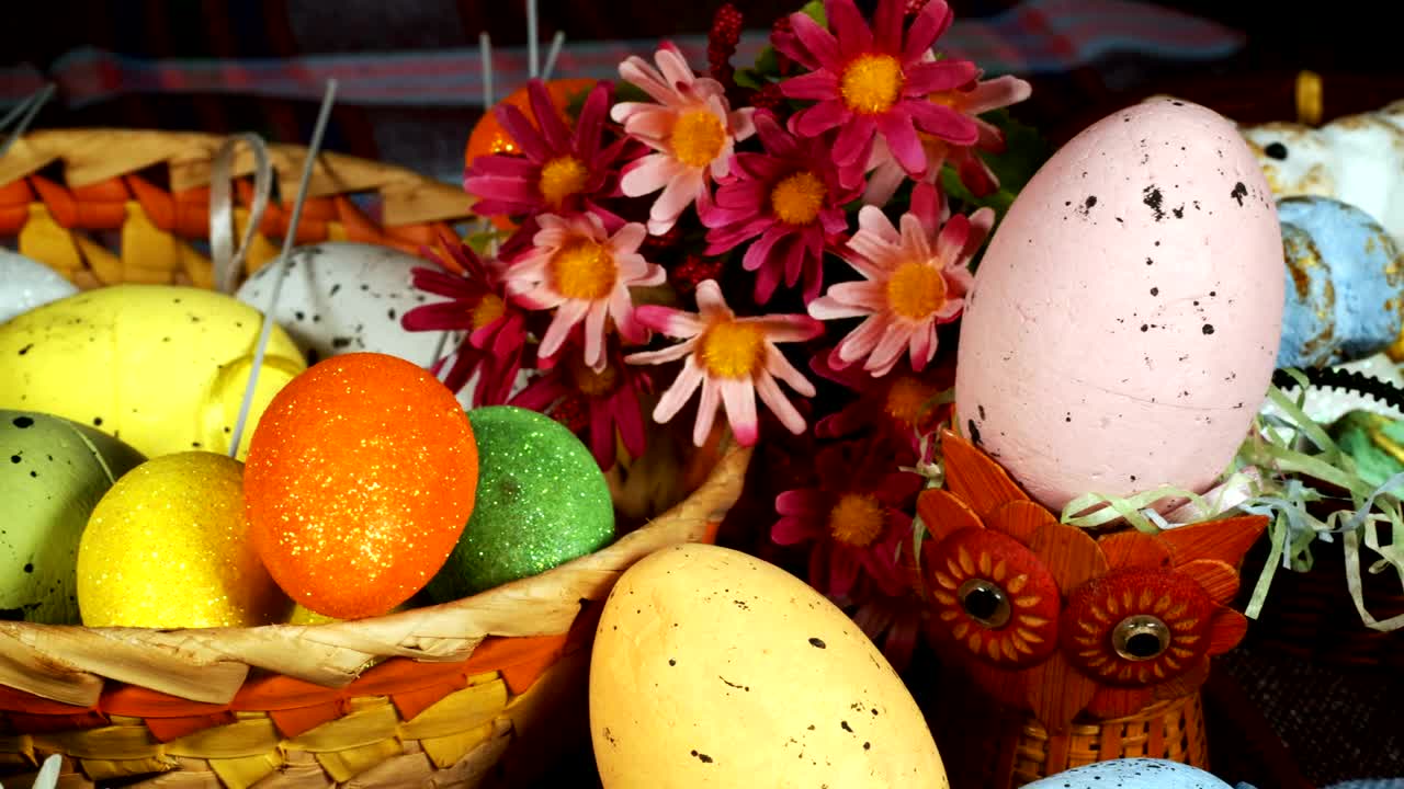 Download Stock Video Easter Eggs And Other Decorations Live Wallpaper For PC