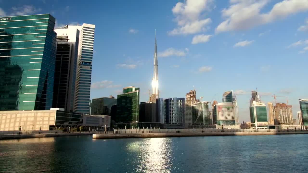 Download Stock Video Dubai City Skyscrapers Time Lapse Live Wallpaper For PC