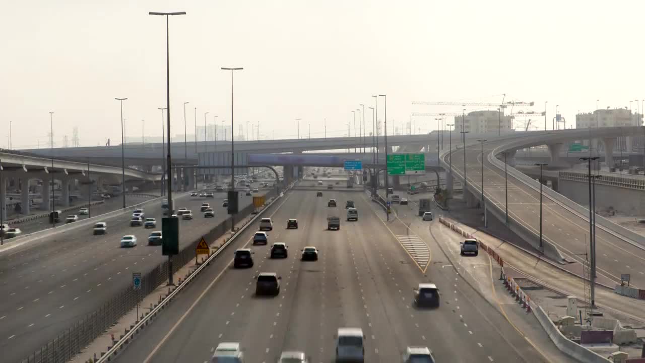 Download Stock Video Dubai City Roads With Traffic Live Wallpaper For PC