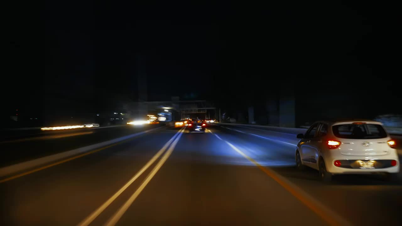 Download Stock Video Driving Through A Night City Live Wallpaper For PC