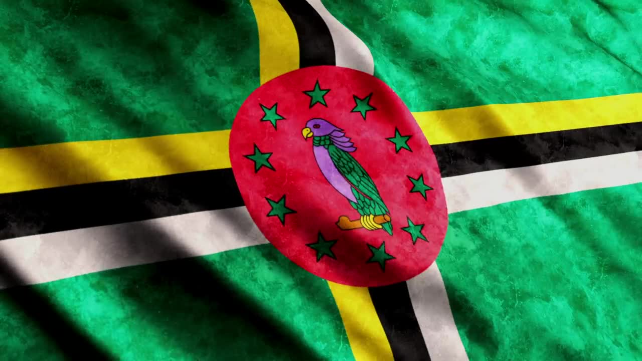 Download Stock Video Dominica Flag Moving With The Wind Live Wallpaper For PC