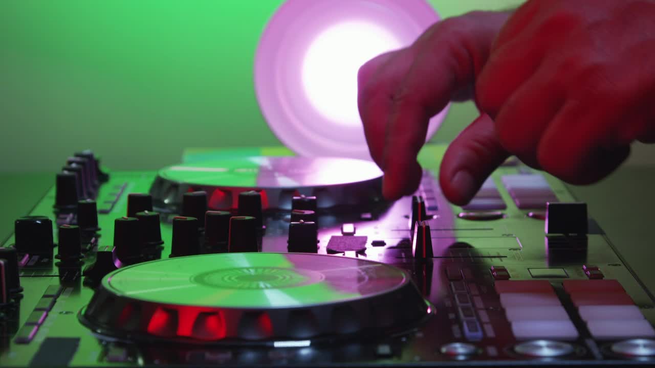 Download Stock Video Dj Using A Mixer Table Live Wallpaper For PC