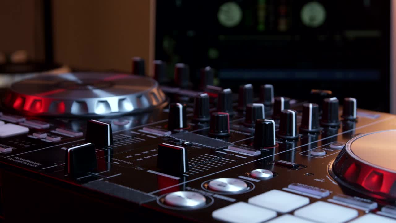 Download Stock Video Dj Configuring A Mixing Deck Live Wallpaper For PC