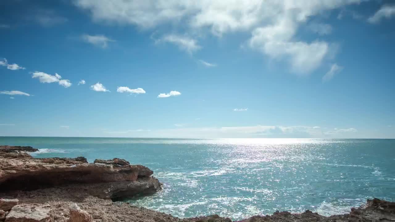 Download Stock Video Deserted Coastline Timelapse Live Wallpaper For PC