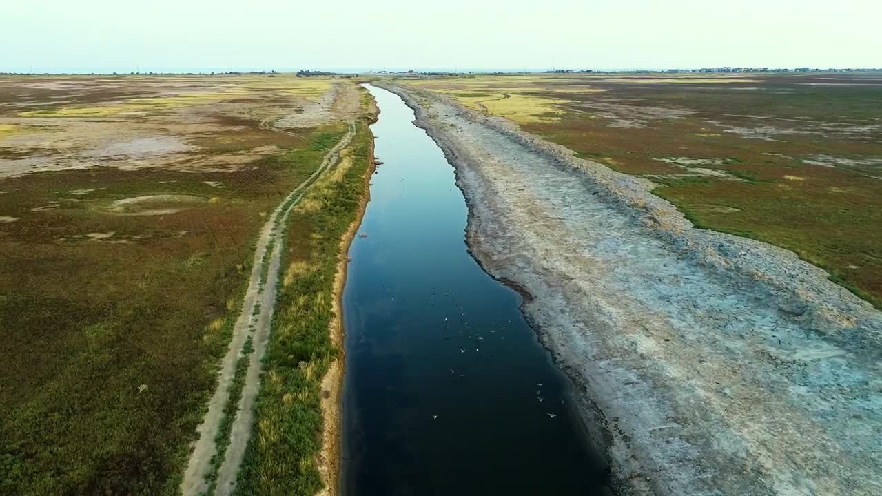 Download Stock Video Flying Over A Calm River Live Wallpaper For PC