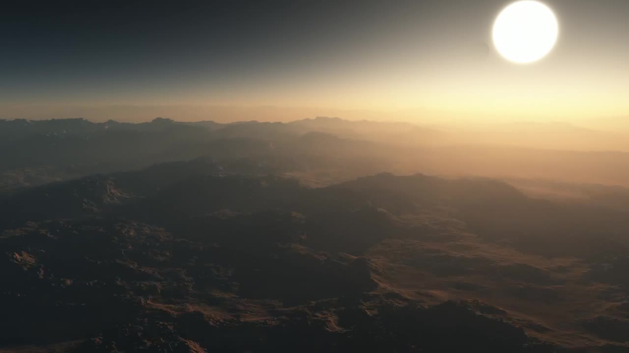 Download Stock Video Flying Across The Misty Surface Of A Planet In D Live Wallpaper For PC