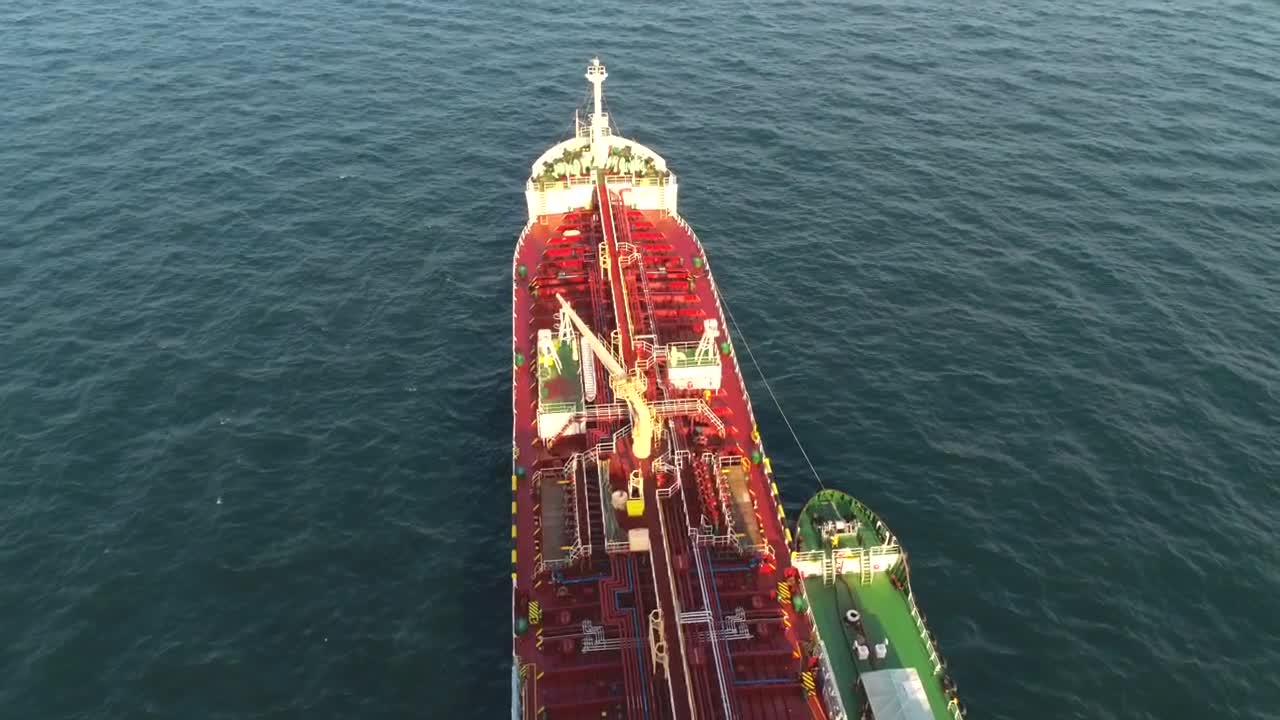 Download Stock Video Flying Above A Tanker Ship Live Wallpaper For PC