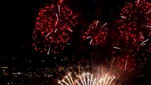 Download Stock Video Fireworks Illuminate The Sky With A Colorful Explosion Live Wallpaper For PC