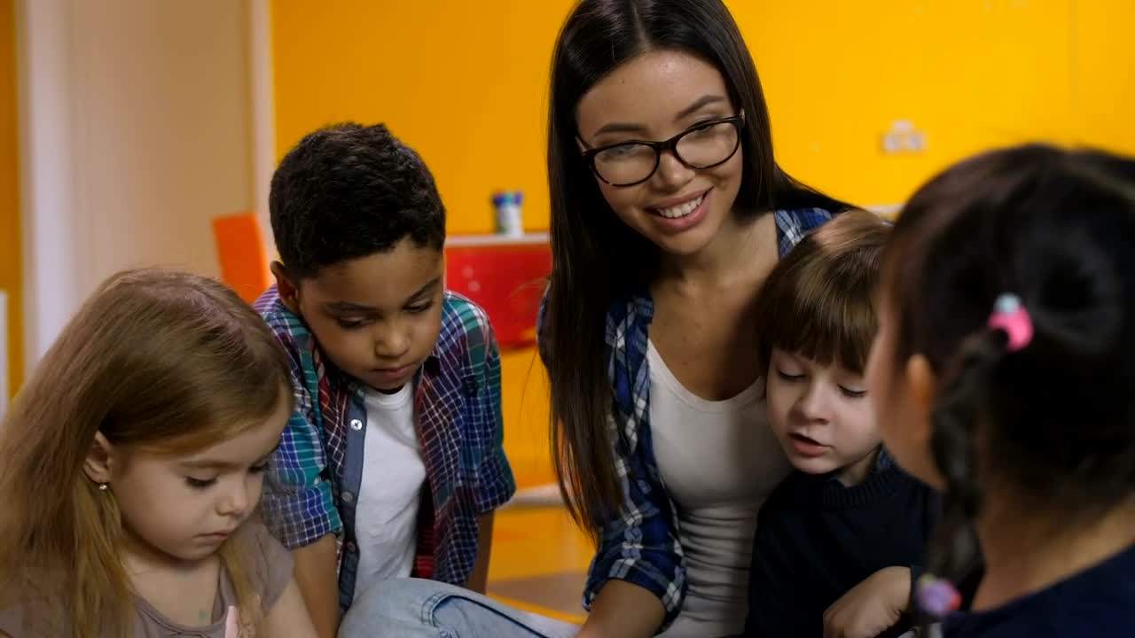 Download Stock Video Female Teacher With Her Students Live Wallpaper For PC