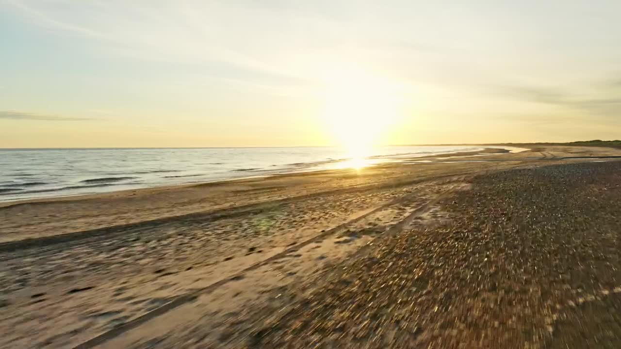 Download Stock Video Fast Drone Shot Of Low Tide Live Wallpaper For PC