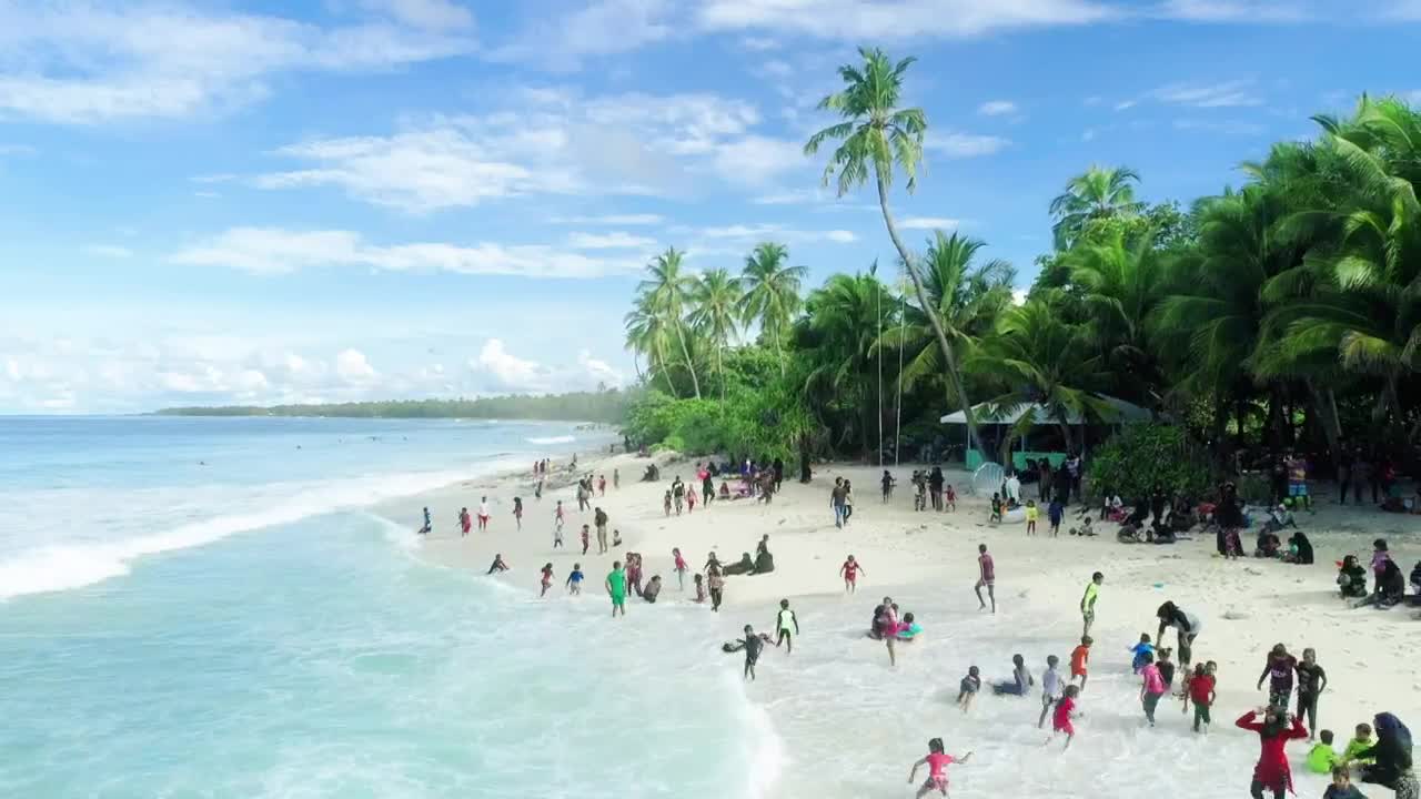 Download Stock Video Families On The Beach Live Wallpaper For PC