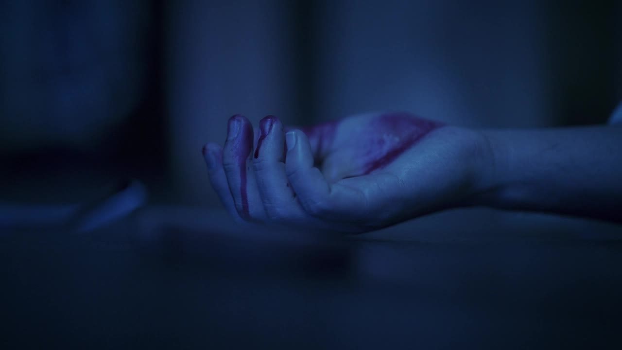 Download Stock Video Hand Of A Body At A Crime Scene Live Wallpaper For PC