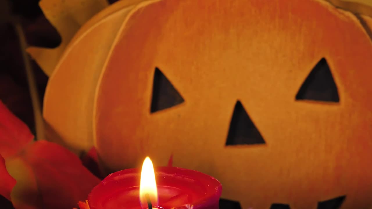 Download Stock Video Halloween Carved Pumpkin Live Wallpaper For PC