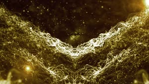 Download Stock Video Golden Particles With Abstract Nebula Shapes Live Wallpaper For PC