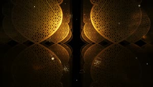 Download Stock Video Gold Ramadan Kareem Pattern Forms Title Video Live Wallpaper For PC