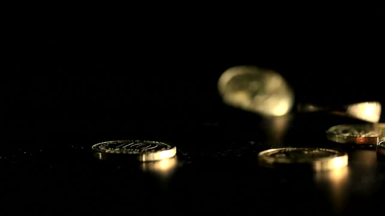 Download Stock Video Gold Coins On A Table Live Wallpaper For PC