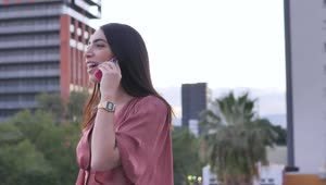 Download Stock Video Girl On The Phone On A Terrace In The City Live Wallpaper For PC