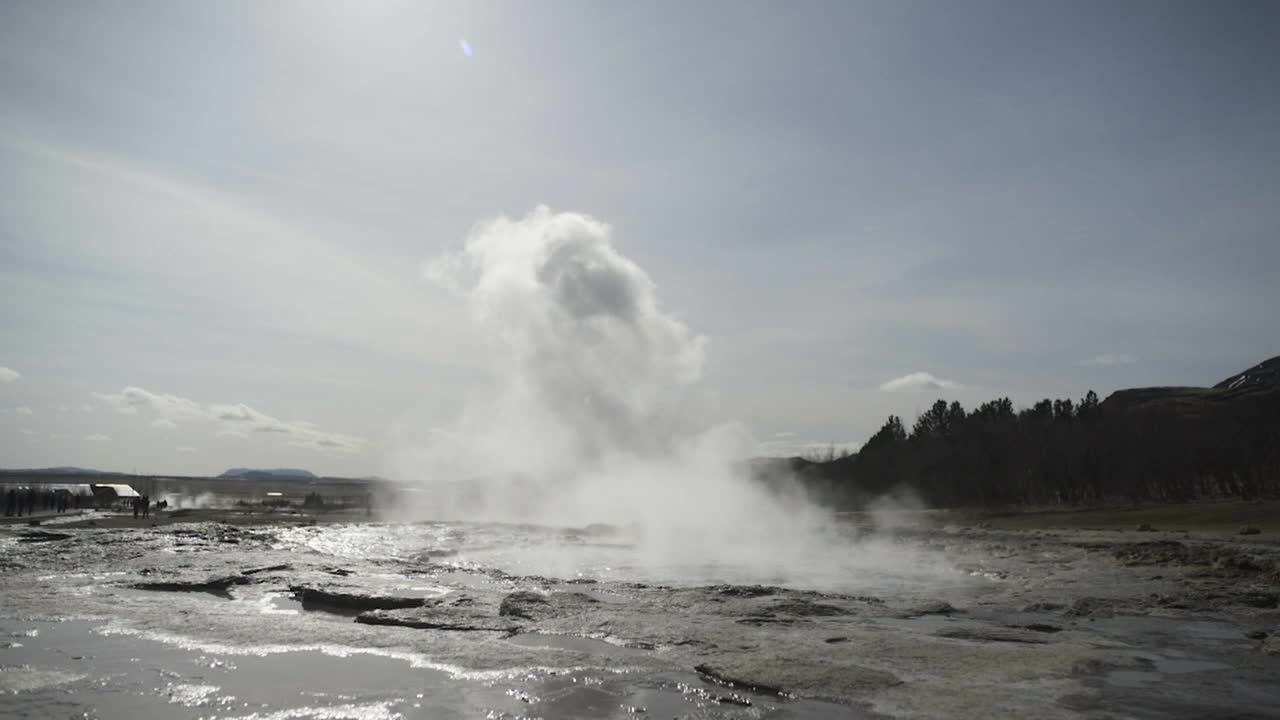 Download Stock Video Geysir Erupting In Iceland Live Wallpaper For PC