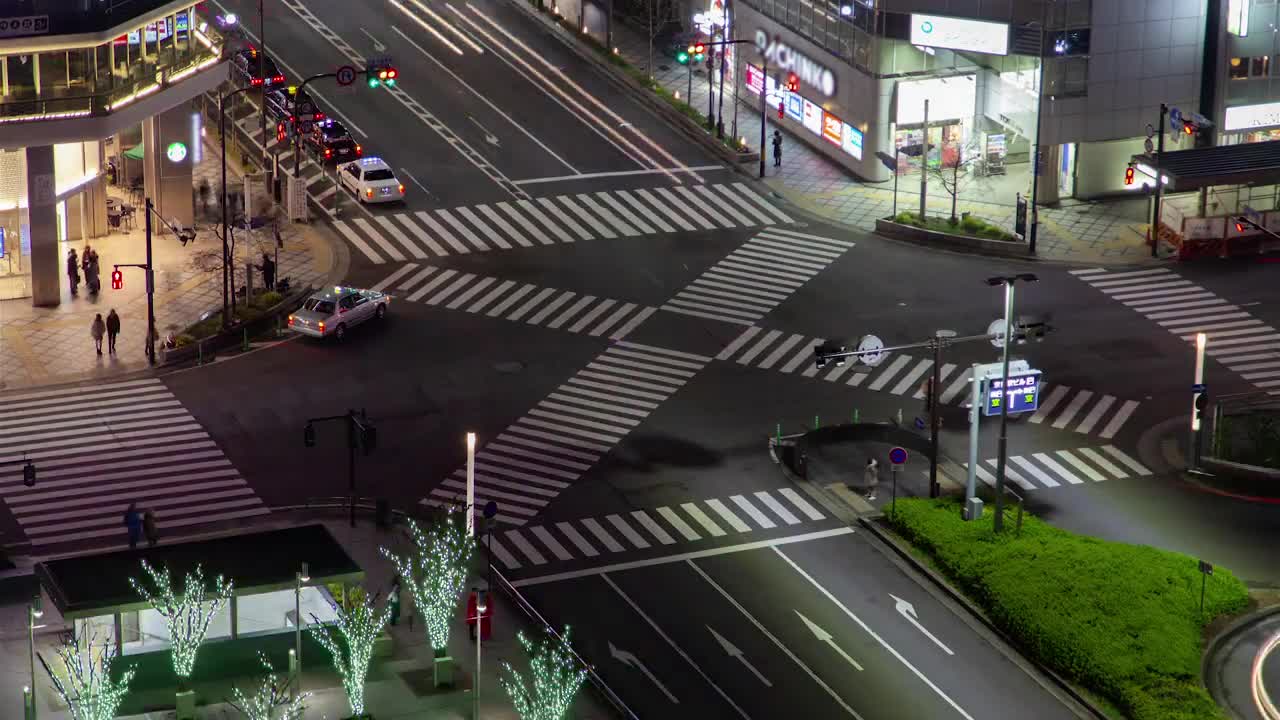 Download Stock Video Kyoto Crossroad With Traffic Time Lapse Animated Wallpaper