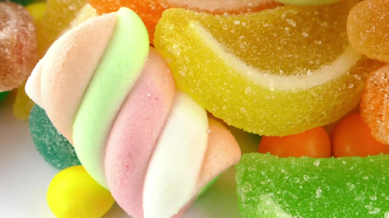 Download Stock Video Jelly Sweets Macro Shot Animated Wallpaper