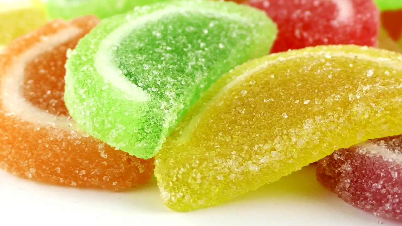 Download Stock Video Jelly Sweets In The Form Of Watermelon Slices Animated Wallpaper