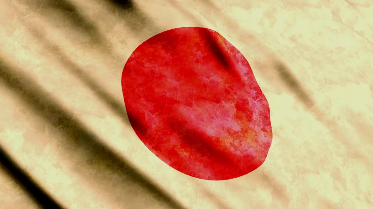 Download Stock Video Japan Flag Render Animated Wallpaper