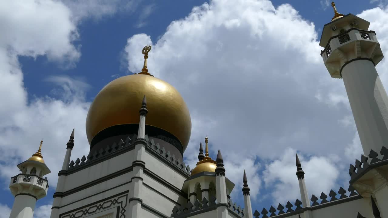 Download Stock Video Islamic Temple And The Sky Animated Wallpaper