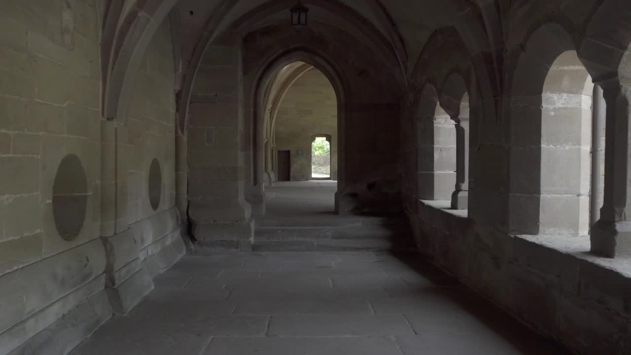 Download Stock Video Inside The Ancient Monastery Animated Wallpaper