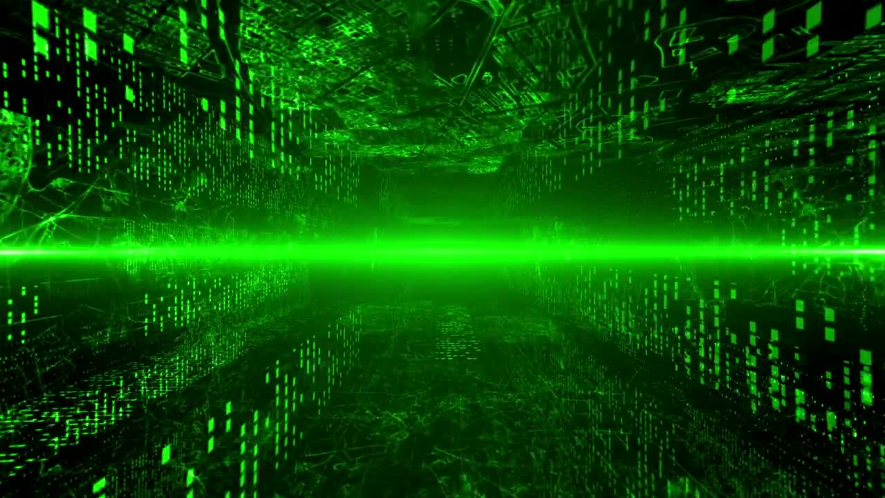 Download Stock Video Information Concept In The Matrix Animated Wallpaper