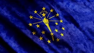 Download Stock Video Indiana State Flag Waving In The Wind Animated Wallpaper